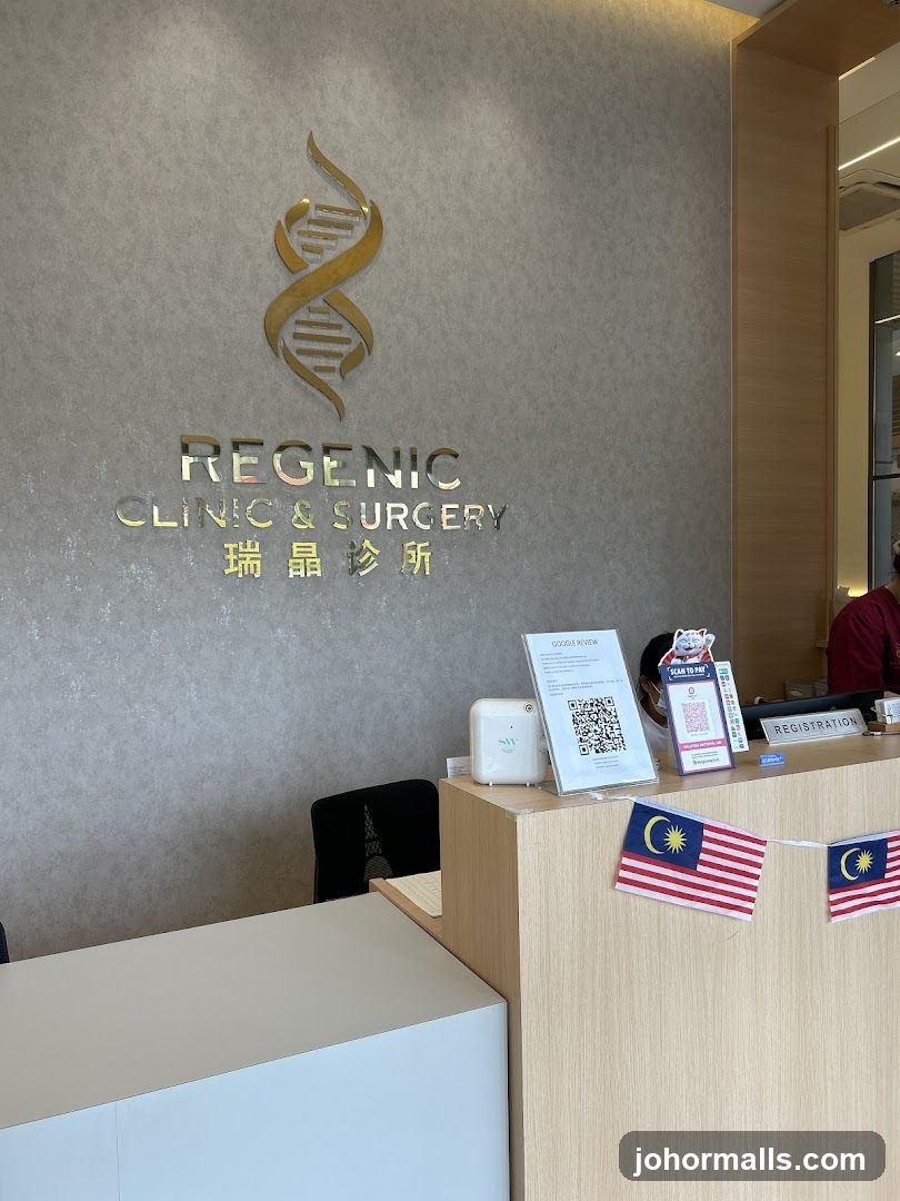 Regenic Clinic & Surgery reception area