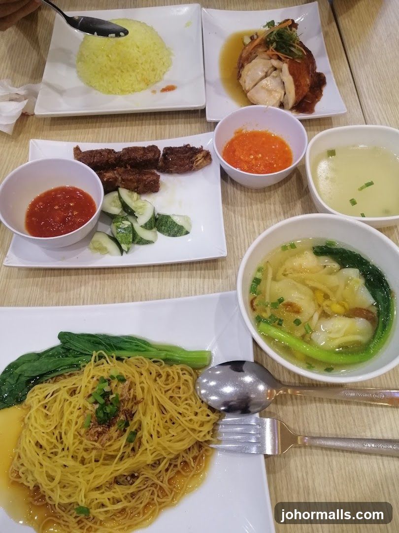 Table Setting with Asian Cuisine