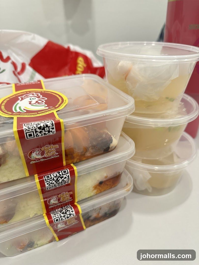 Chicken Rice Shop food containers