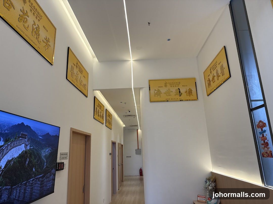 Interior hallway of a building