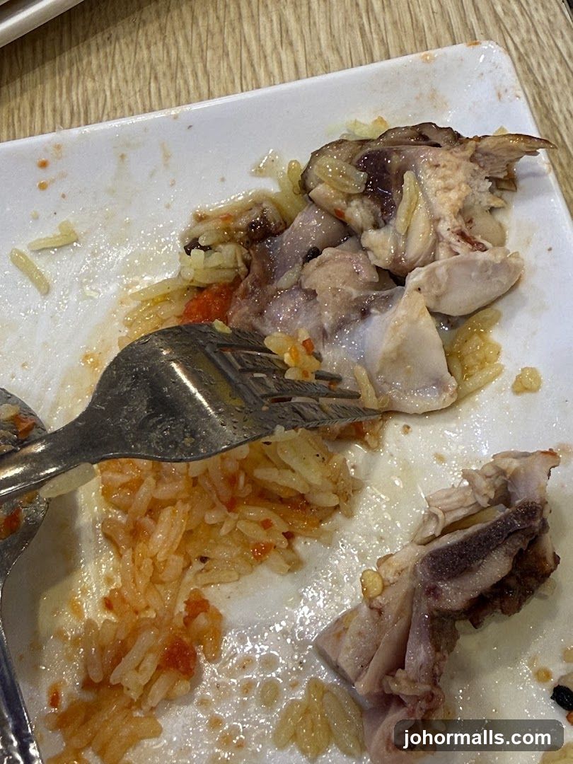 Food Remains on Plate