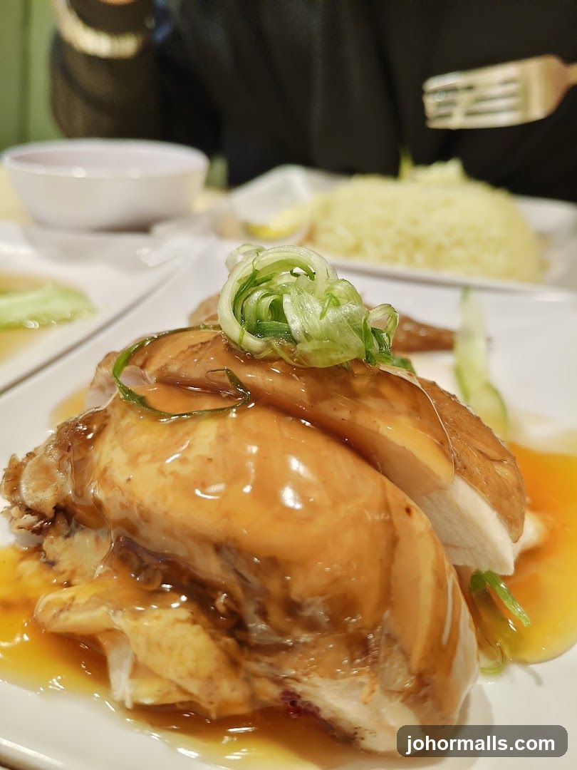 Dining Table with Chicken Dish