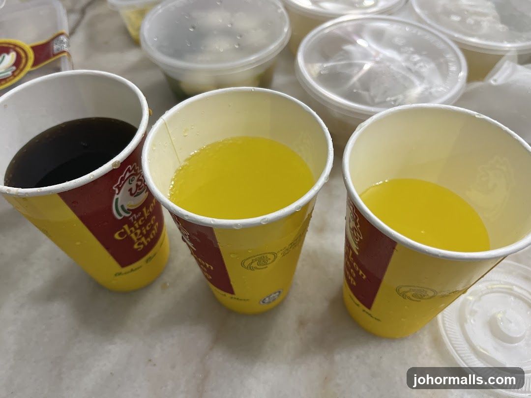 Cups from The Chicken Rice Shop