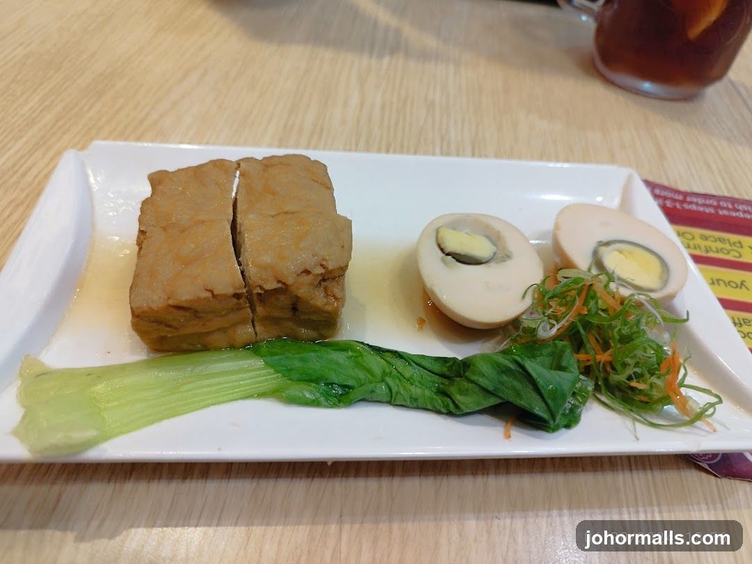 Food Plate on Wooden Table