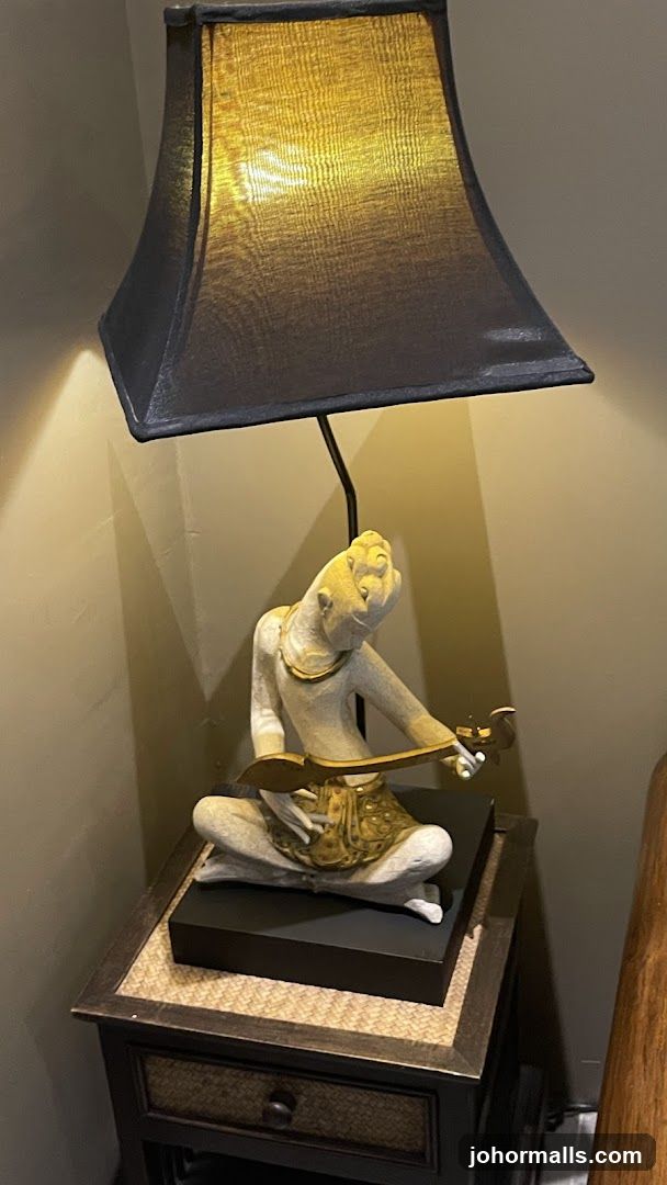 Lamp with Sculptural Base