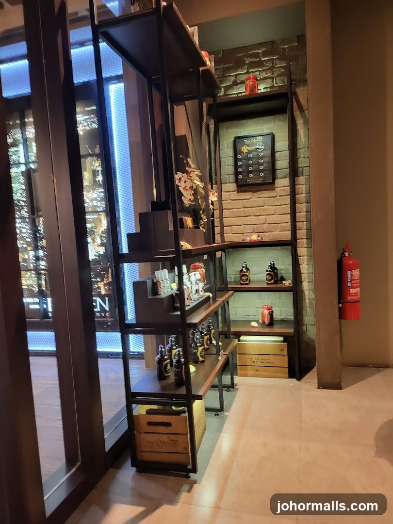 Interior display area