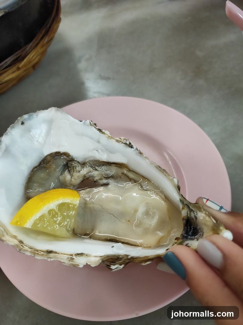 Oyster with Lemon