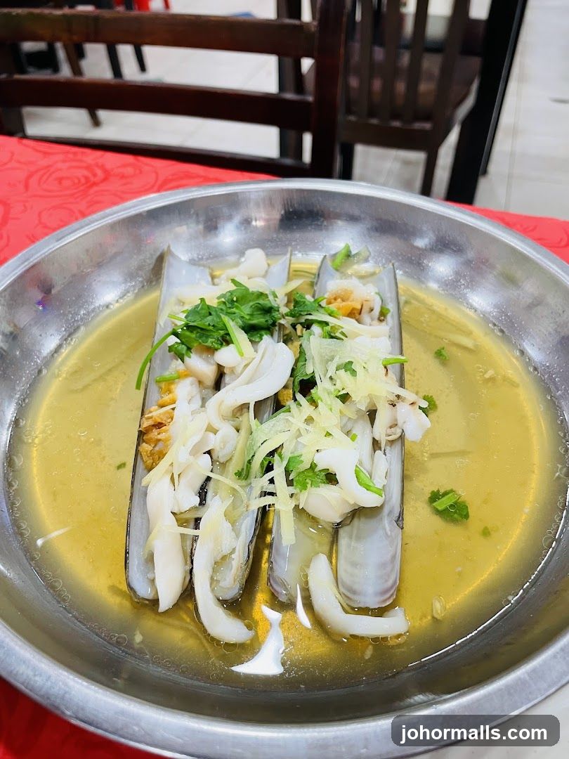 Seafood Dish in Restaurant