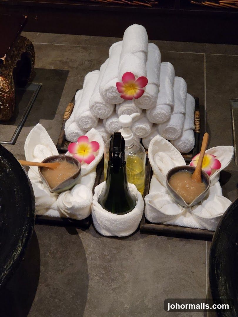 Bathroom Spa Setup
