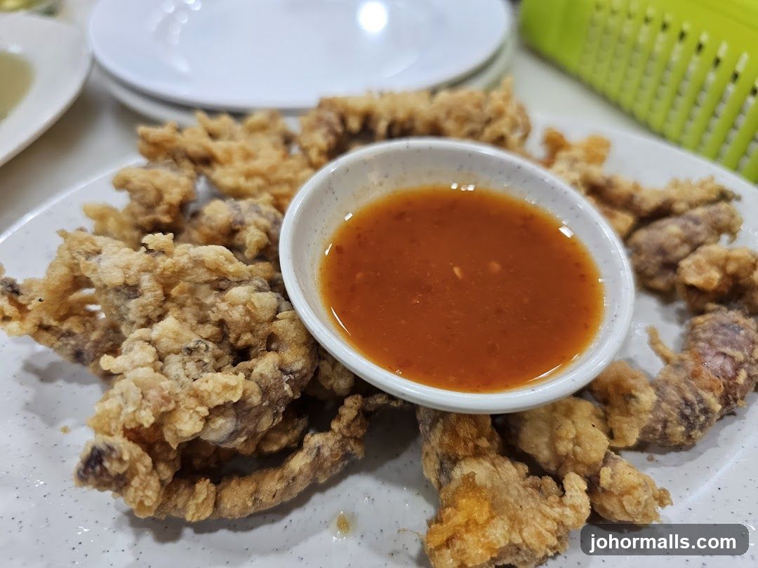 Fried Food with Sauce