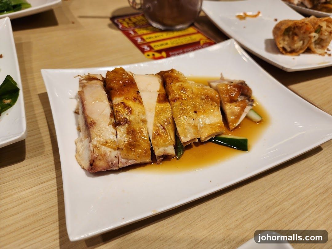 Dining Table with Chicken Dish