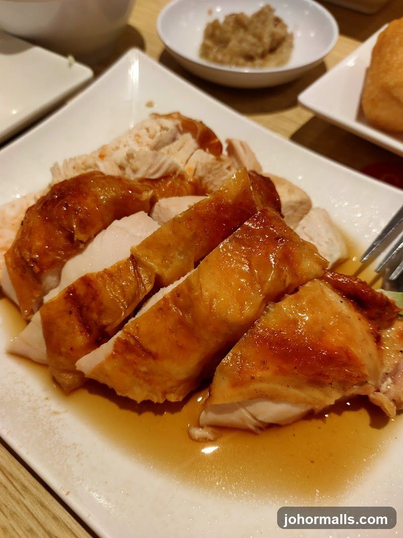 Food served at a restaurant