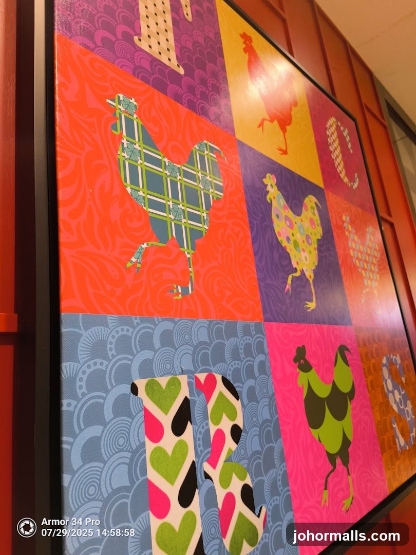 Colorful Rooster Artwork