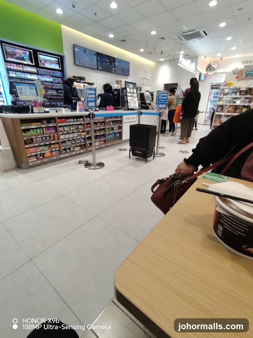 Interior of convenience store
