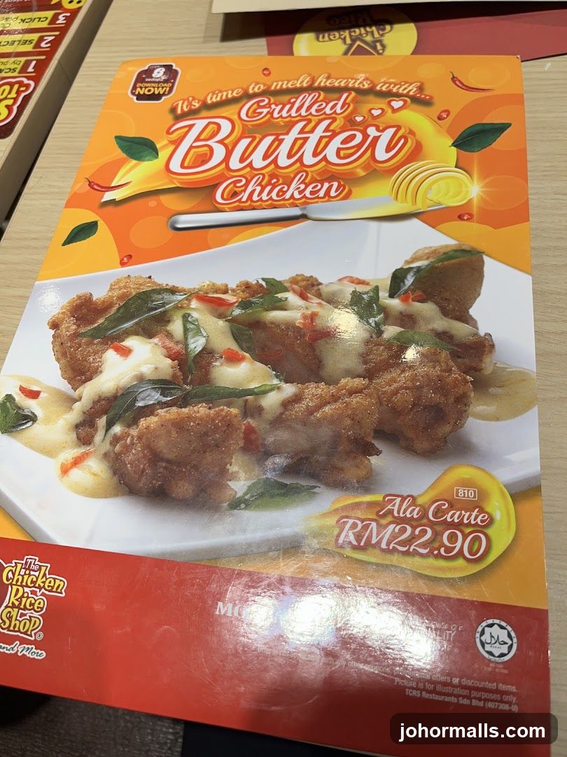 Grilled Butter Chicken Menu Item