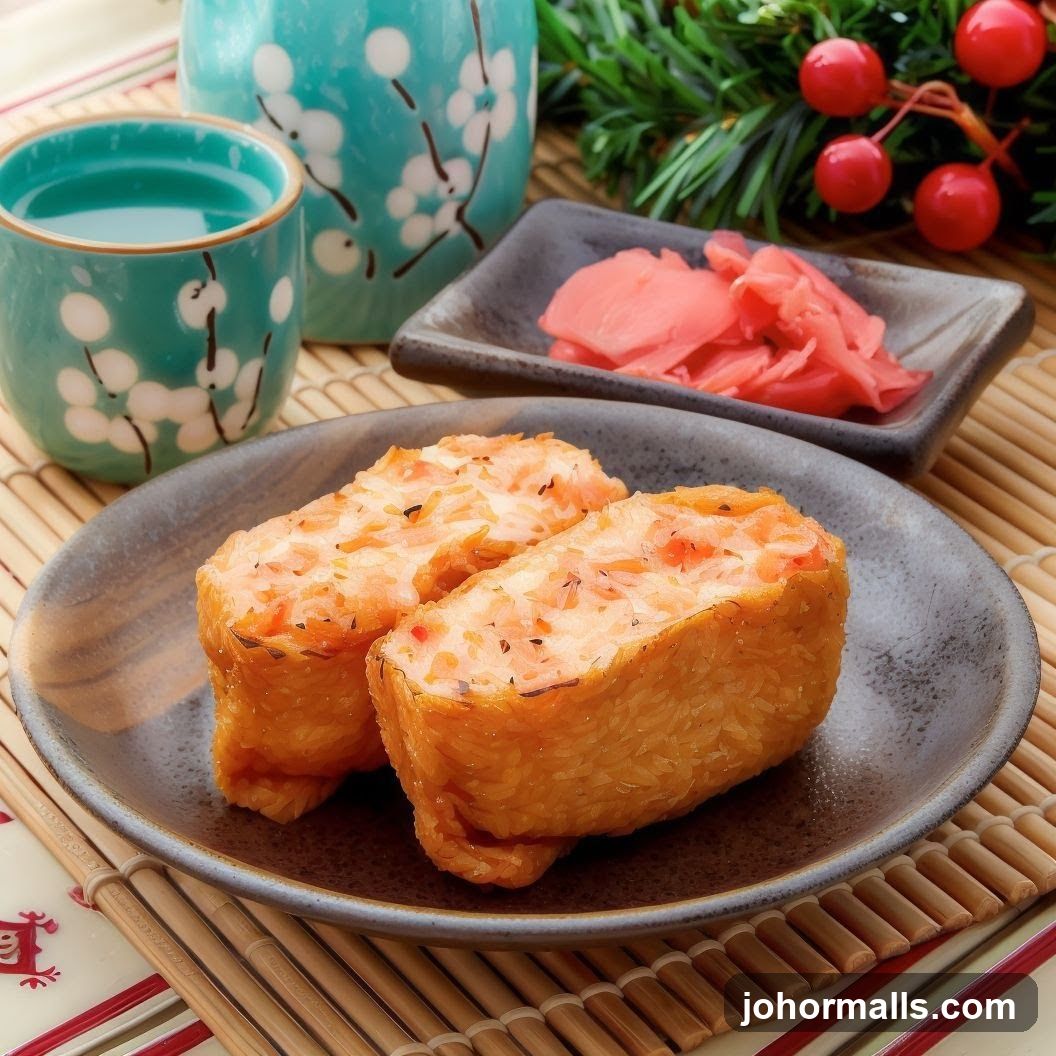 Japanese-style rice dish with garnish