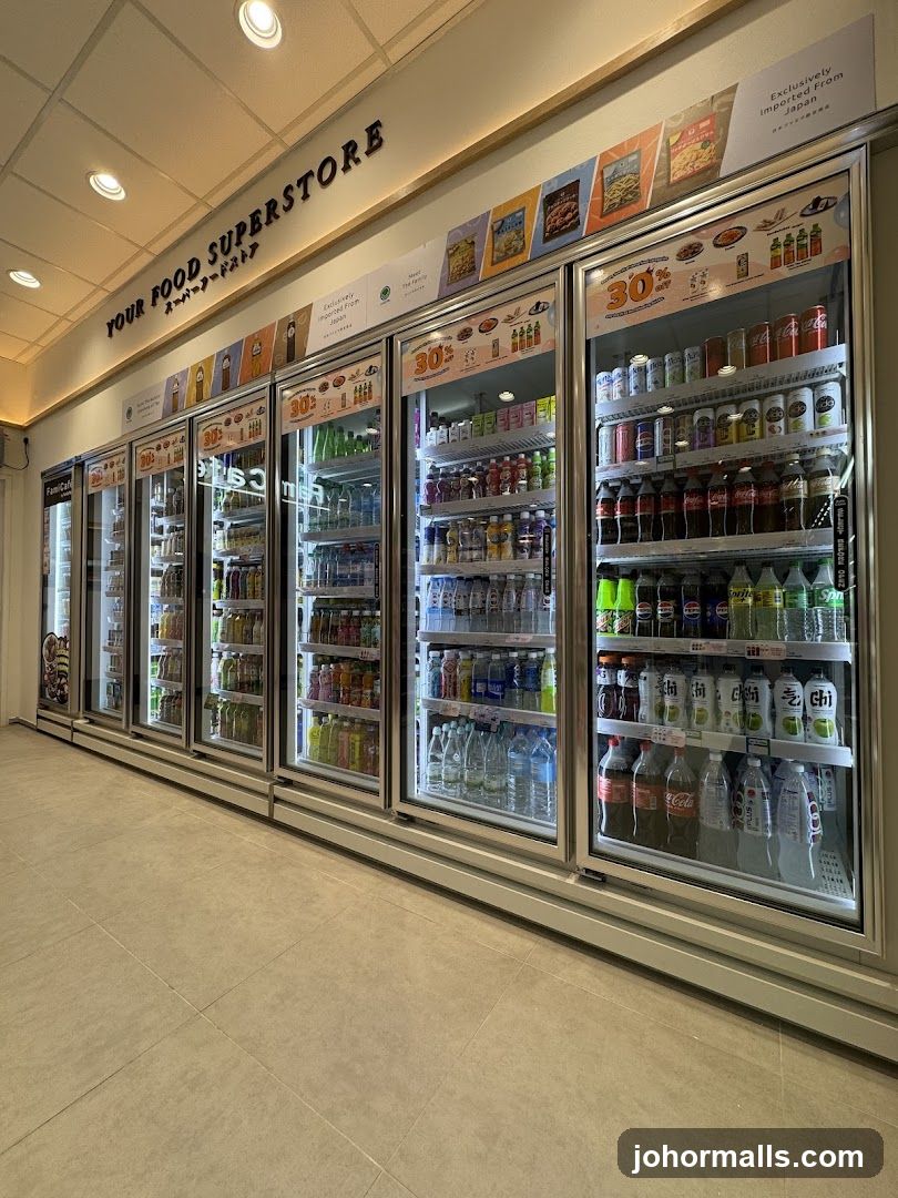 Superstore Beverage Section