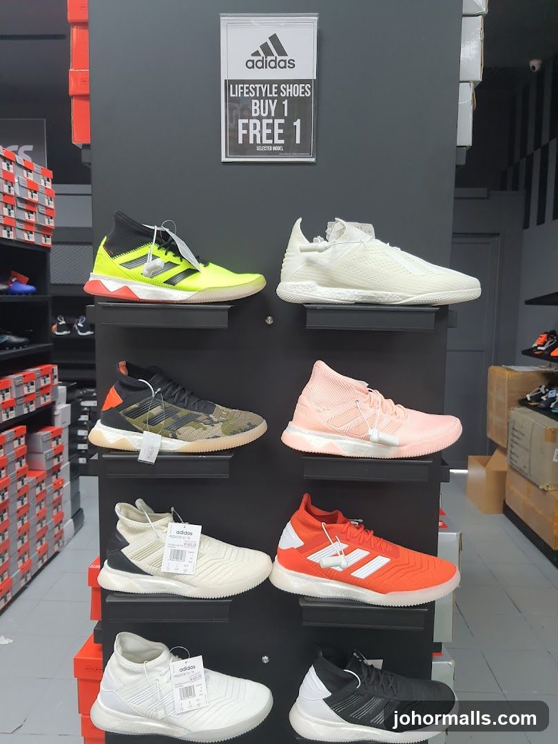 Adidas Shoe Display