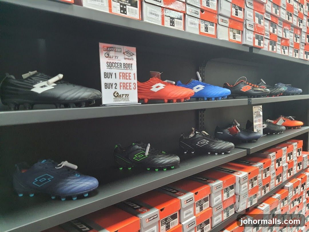 Store Interior Soccer Boot Display