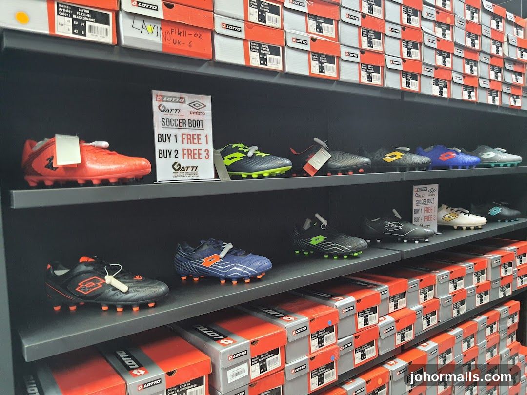 Lotto Soccer Boots Display