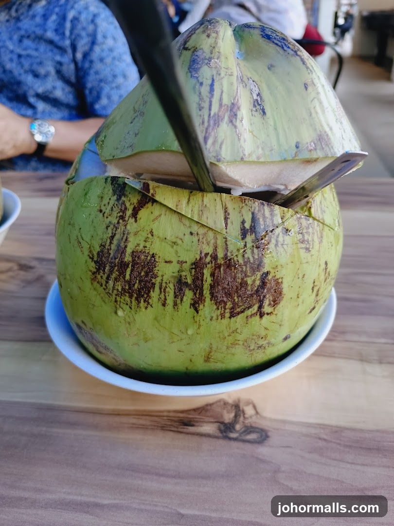 Coconut on Table