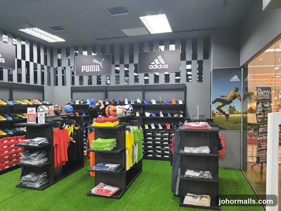 Sports retail store interior