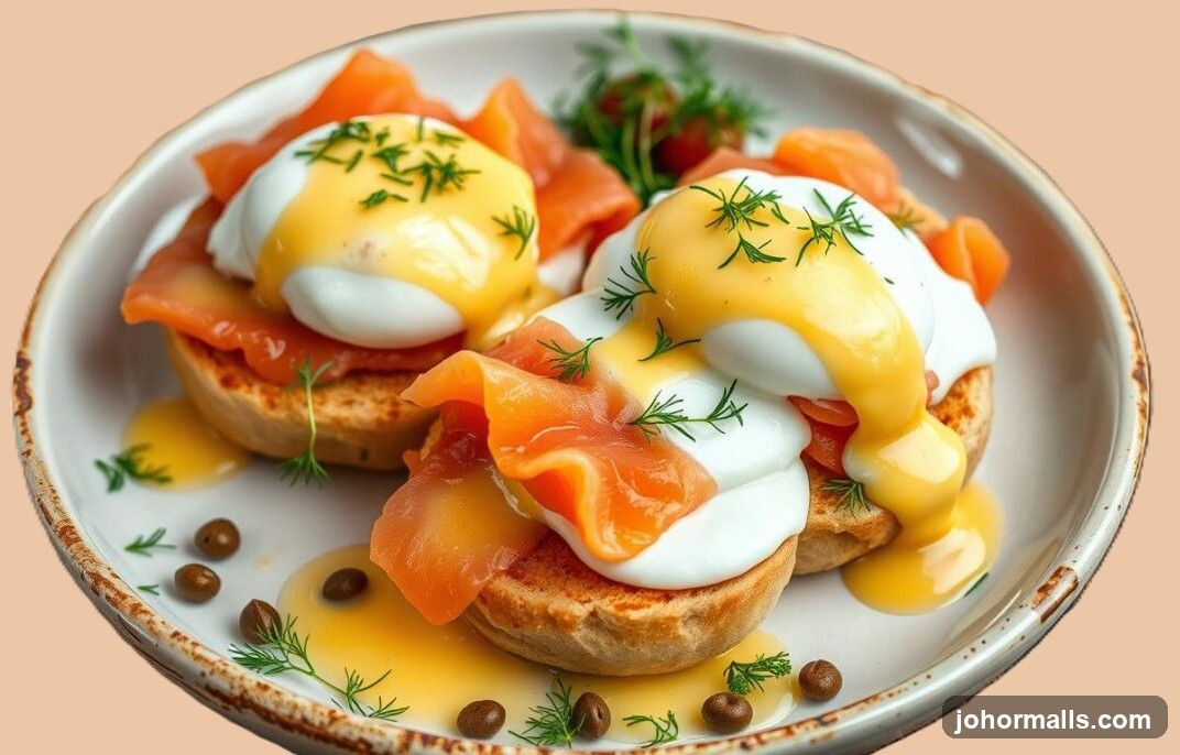 Eggs Benedict with Salmon