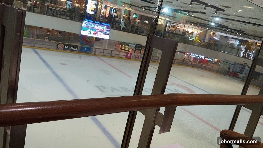 Ice rink view from balcony