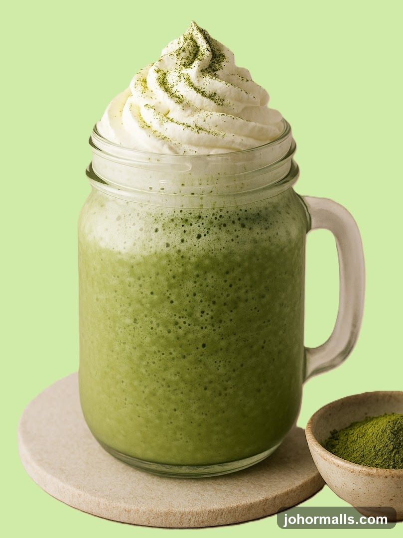 Matcha Drink Product Shot