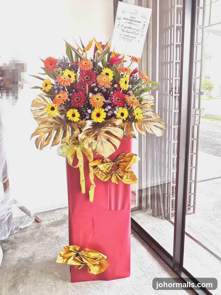 Floral Arrangement at Entrance