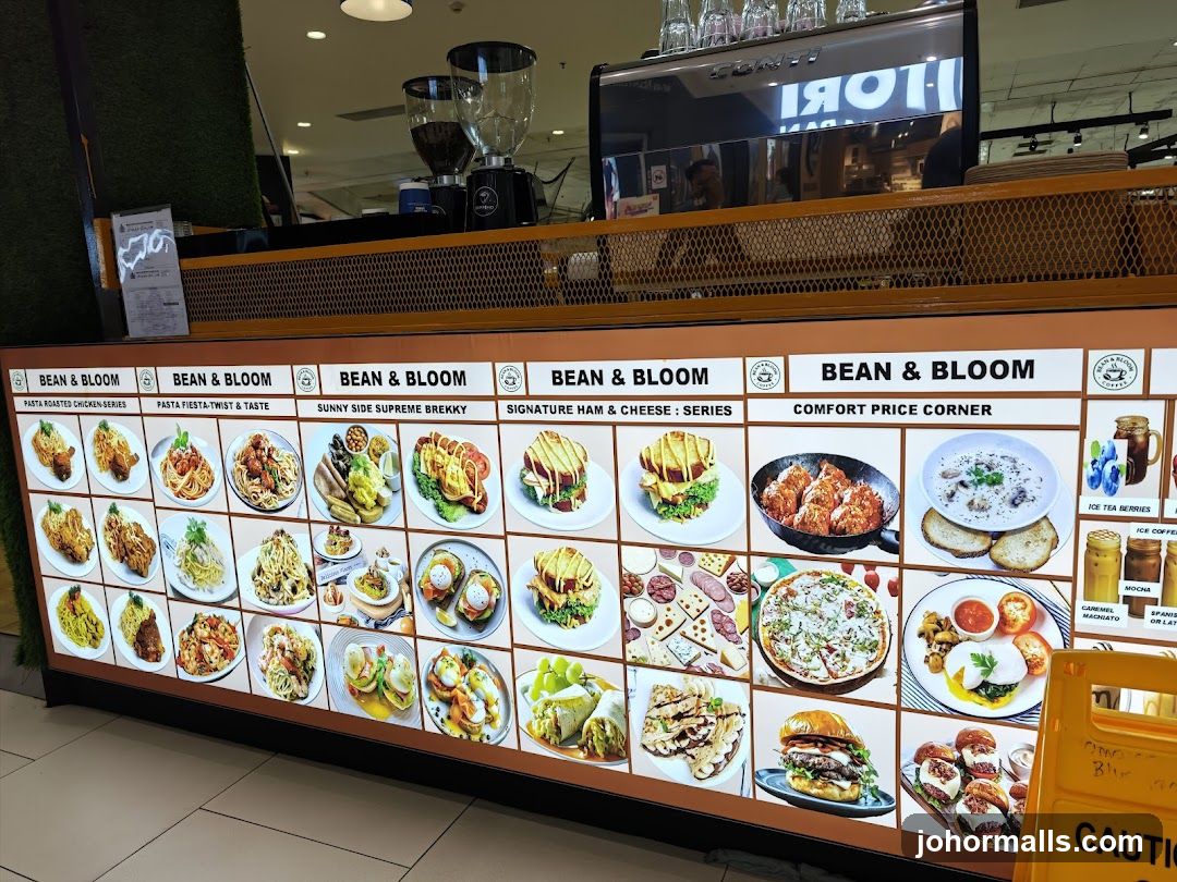 Bean & Bloom Menu Board