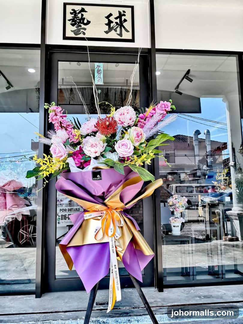 ART BALLOONICE FLORAL JB Eco Botanic Florist (JB-Singapore Same Day Delivery)