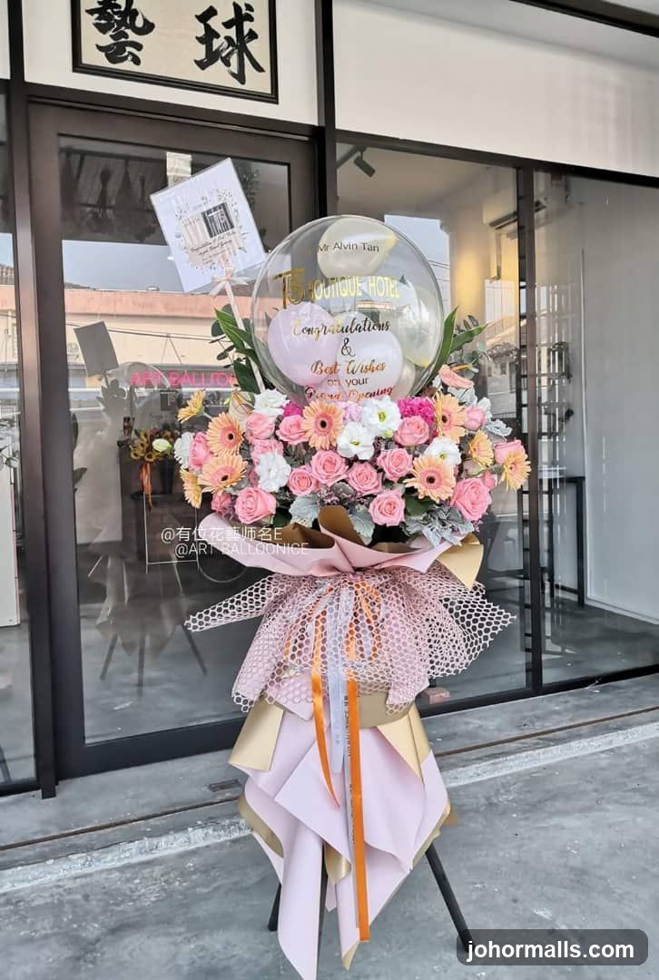 ART BALLOONICE FLORAL JB Eco Botanic Florist (JB-Singapore Same Day Delivery)