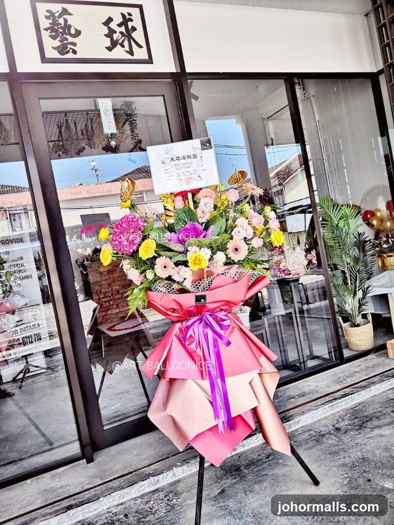 ART BALLOONICE FLORAL JB Eco Botanic Florist (JB-Singapore Same Day Delivery)