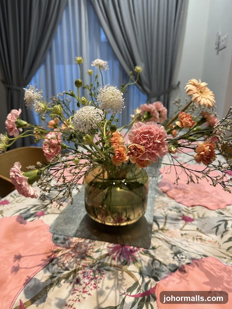 Floral Arrangement on Table