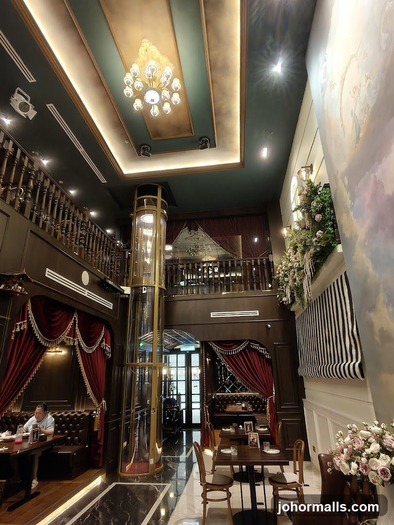 Interior of a restaurant
