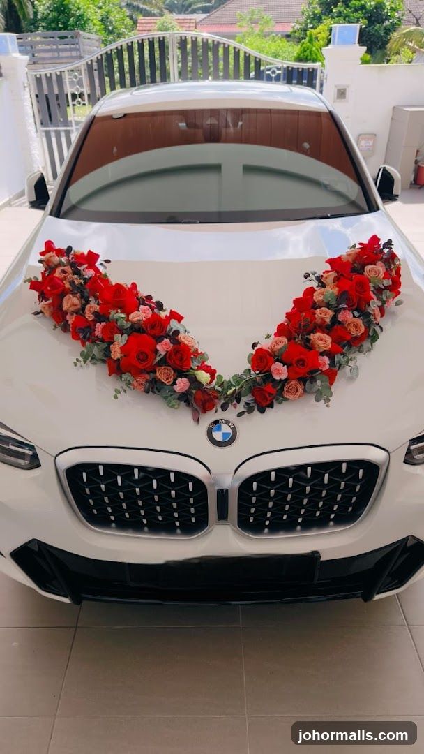 Floral Decorated Car