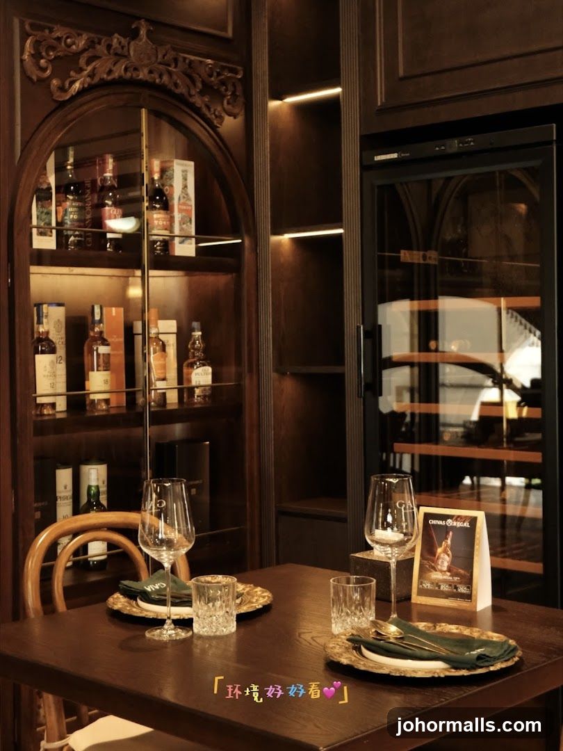 Interior of a wine or spirits bar