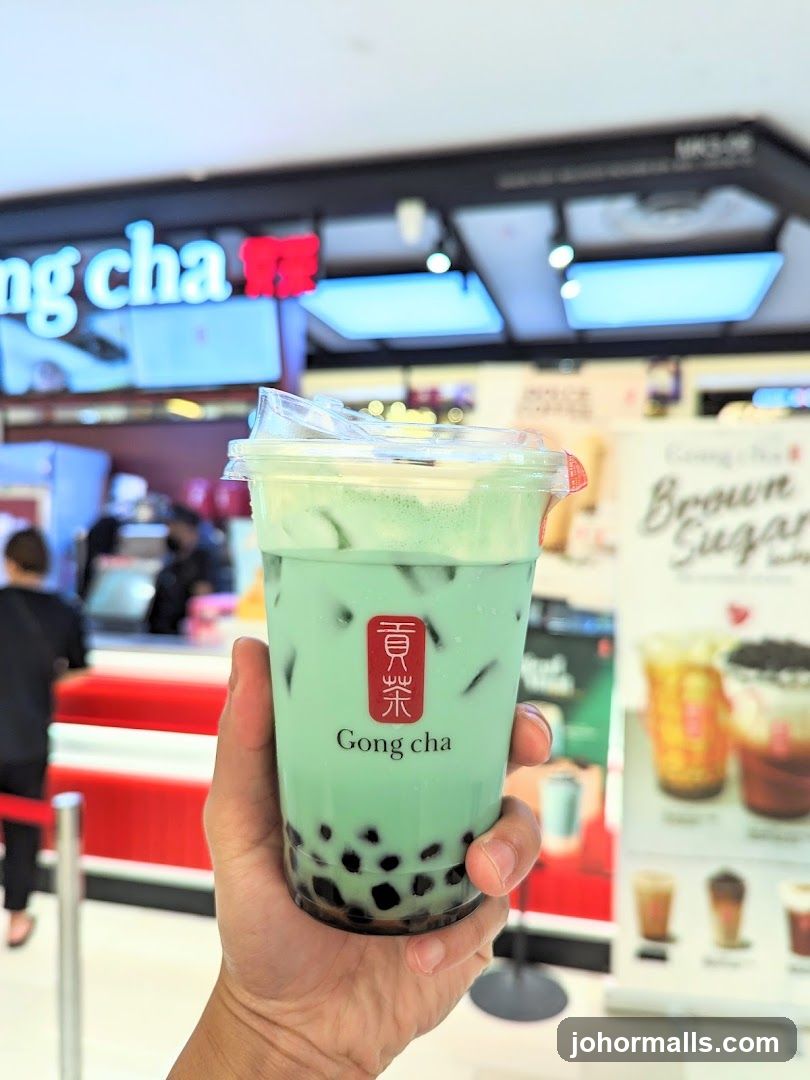 Gong cha tea shop interior
