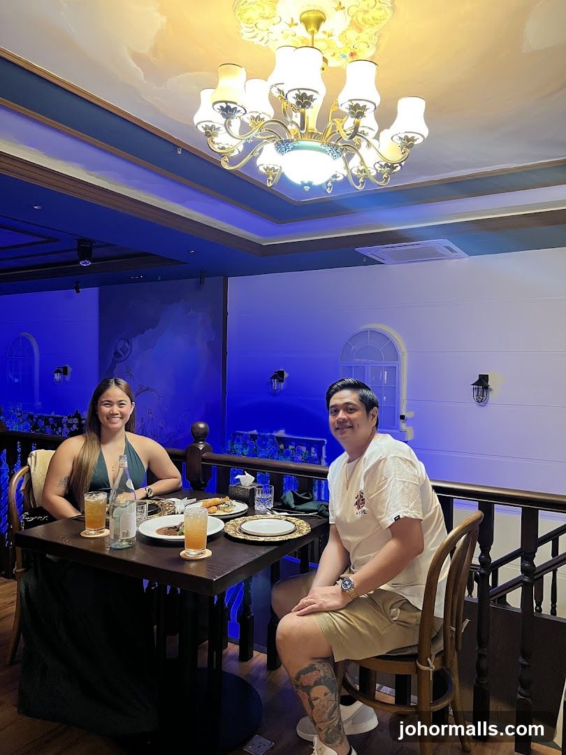 Dinner at Restaurant Interior
