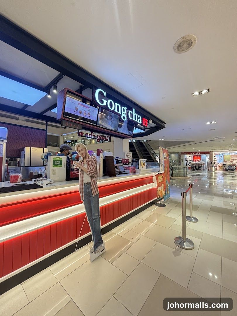 Gong cha storefront interior
