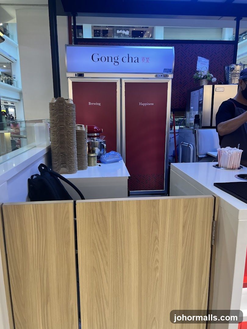 Gong cha storefront interior