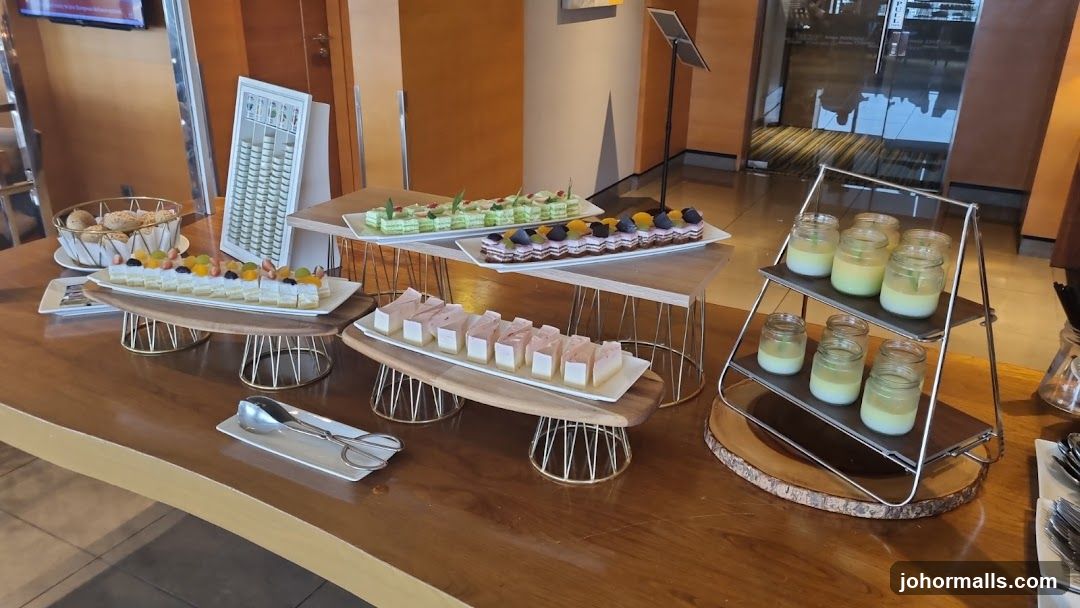 Bakery or café buffet display