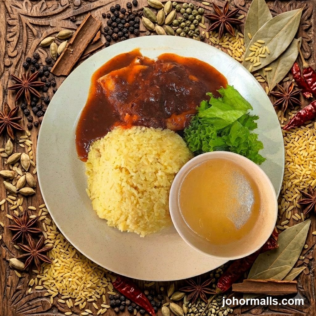 Food Plate with Spices