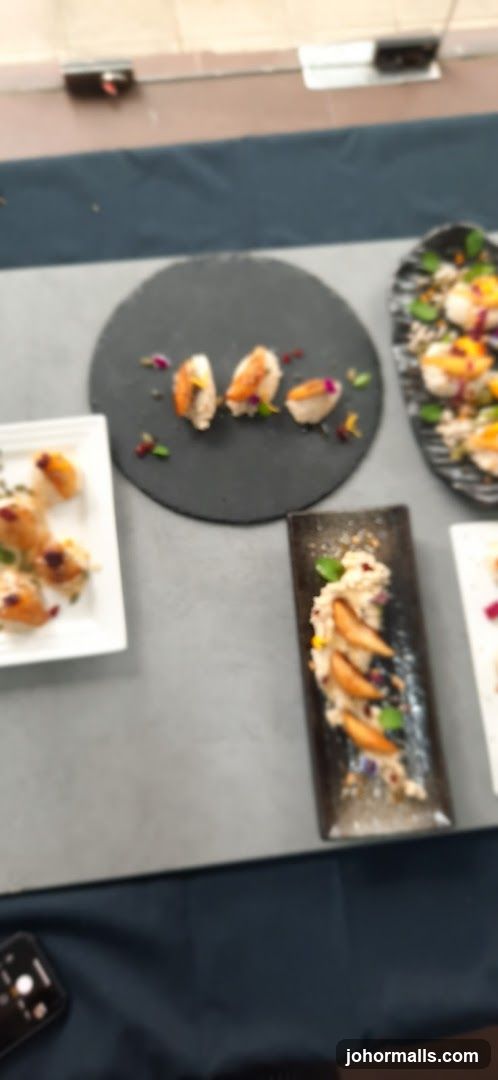 Food Display on Table