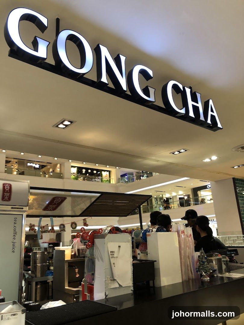 Gong Cha storefront interior view