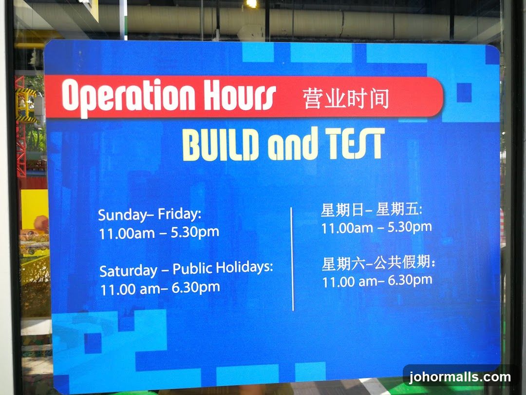 Operation Hours Signage