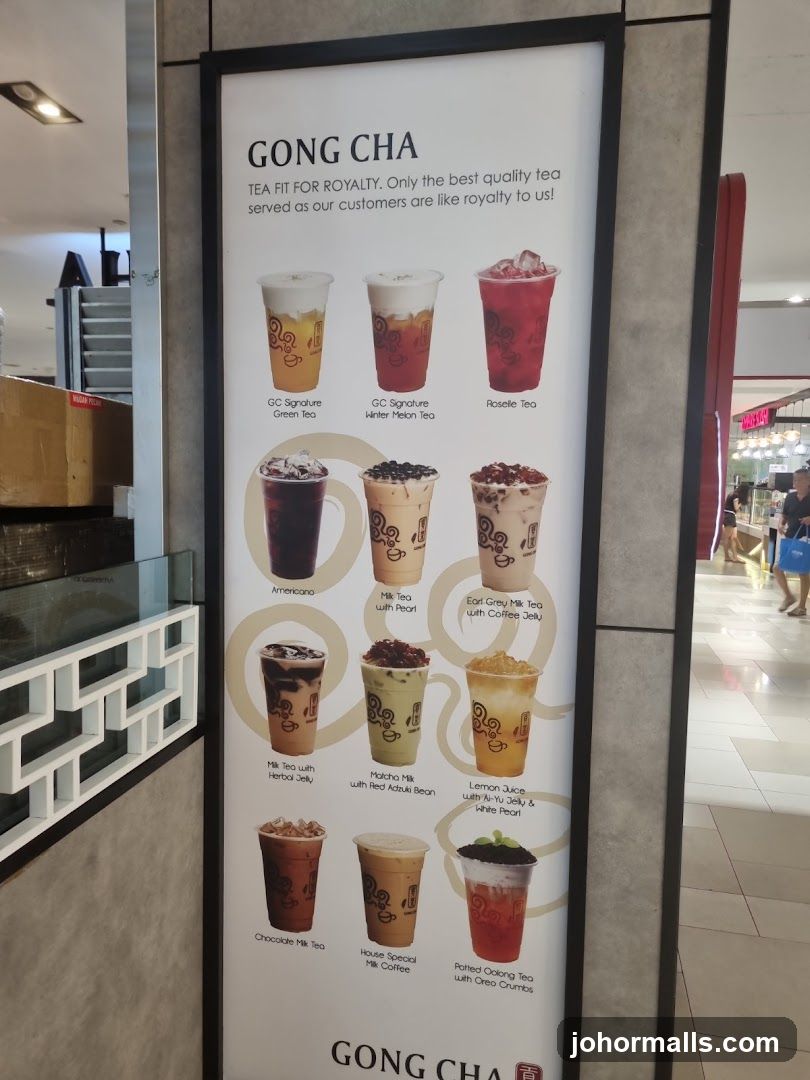 Gong Cha Menu Board