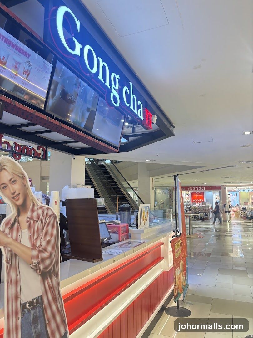Gong cha storefront interior