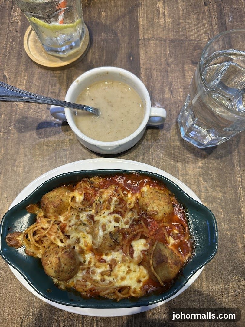 Food and Drink on Wooden Table